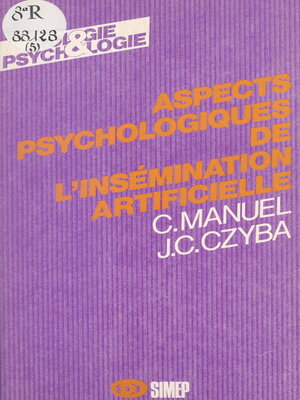 cover image of Aspects psychologiques de l'insémination artificielle